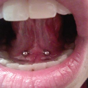 Tongue web Piercing 3 Stoke-on-trent Body piercing - Hanley, ear, Newcastle, stafffordshire