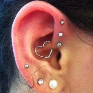 Triple-Forward-Helix-Piercing Stoke Body piercing Hanley